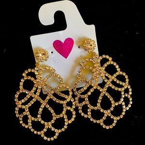 Elegant Gold,Silver Earrings